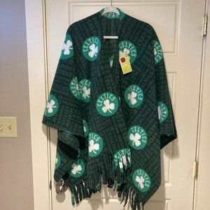 NWT Celtics Fleece Shawl/Wrap